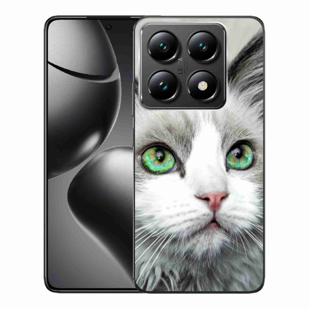 Gelový kryt mmCase na Xiaomi 14T Pro - kočičí pohled