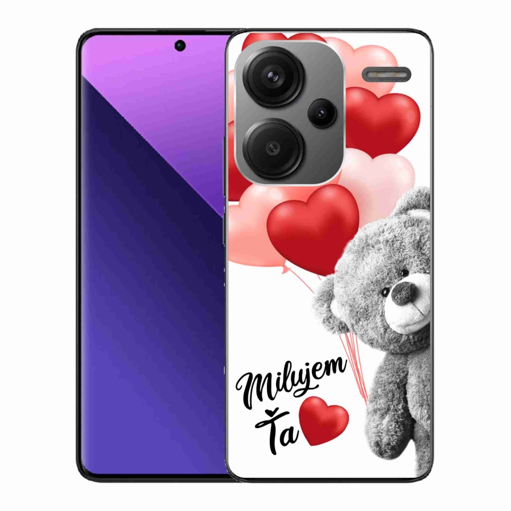 Gelový obal mmCase na Xiaomi Redmi Note 13 Pro+ 5G - milujem Ťa sk