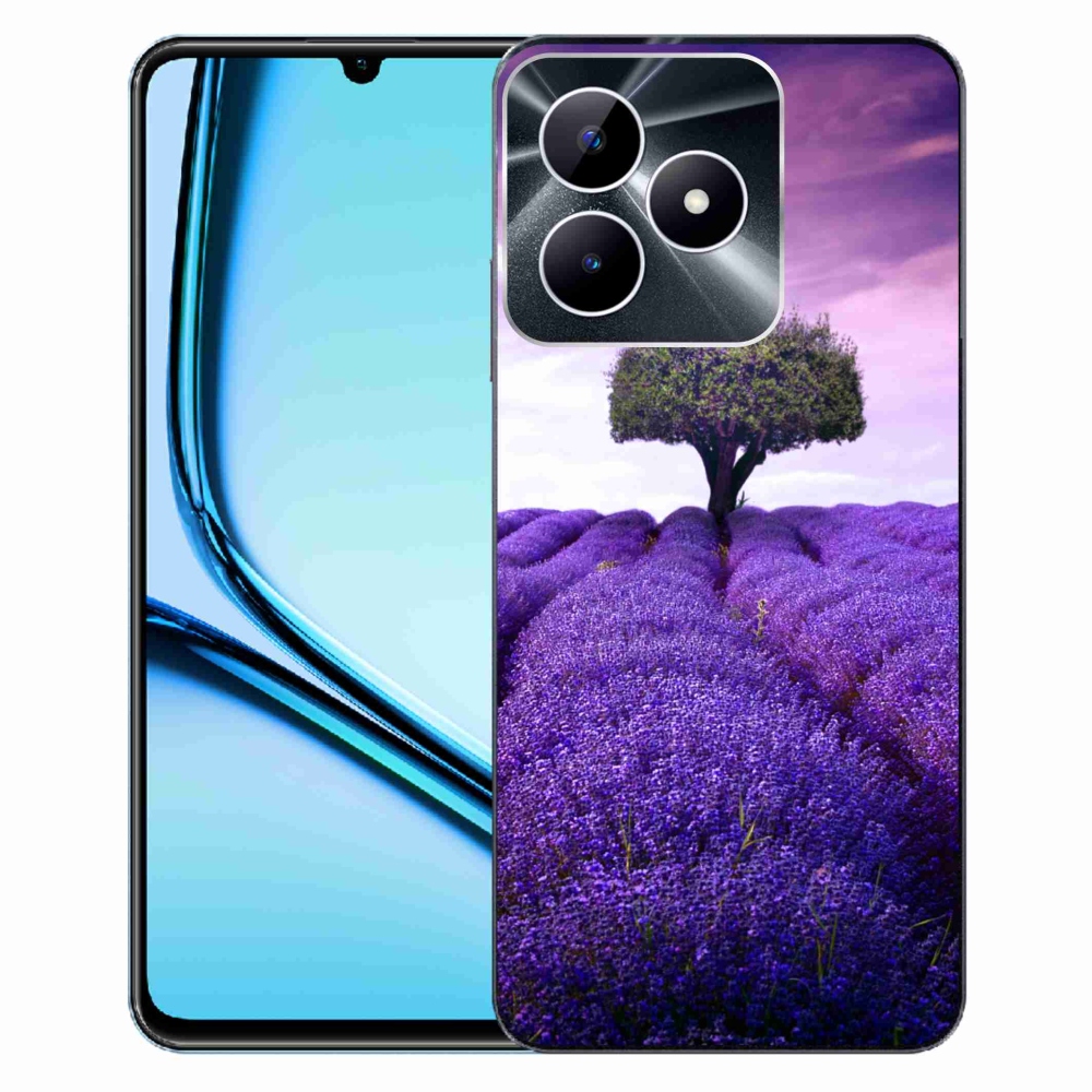Gelový kryt mmCase na Realme Note 50 - levandulová louka