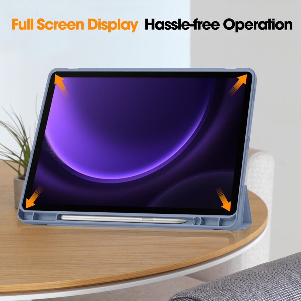 Case chytré zavírací pouzdro na Samsung Galaxy Tab S9 FE/Tab S10 FE - fialové