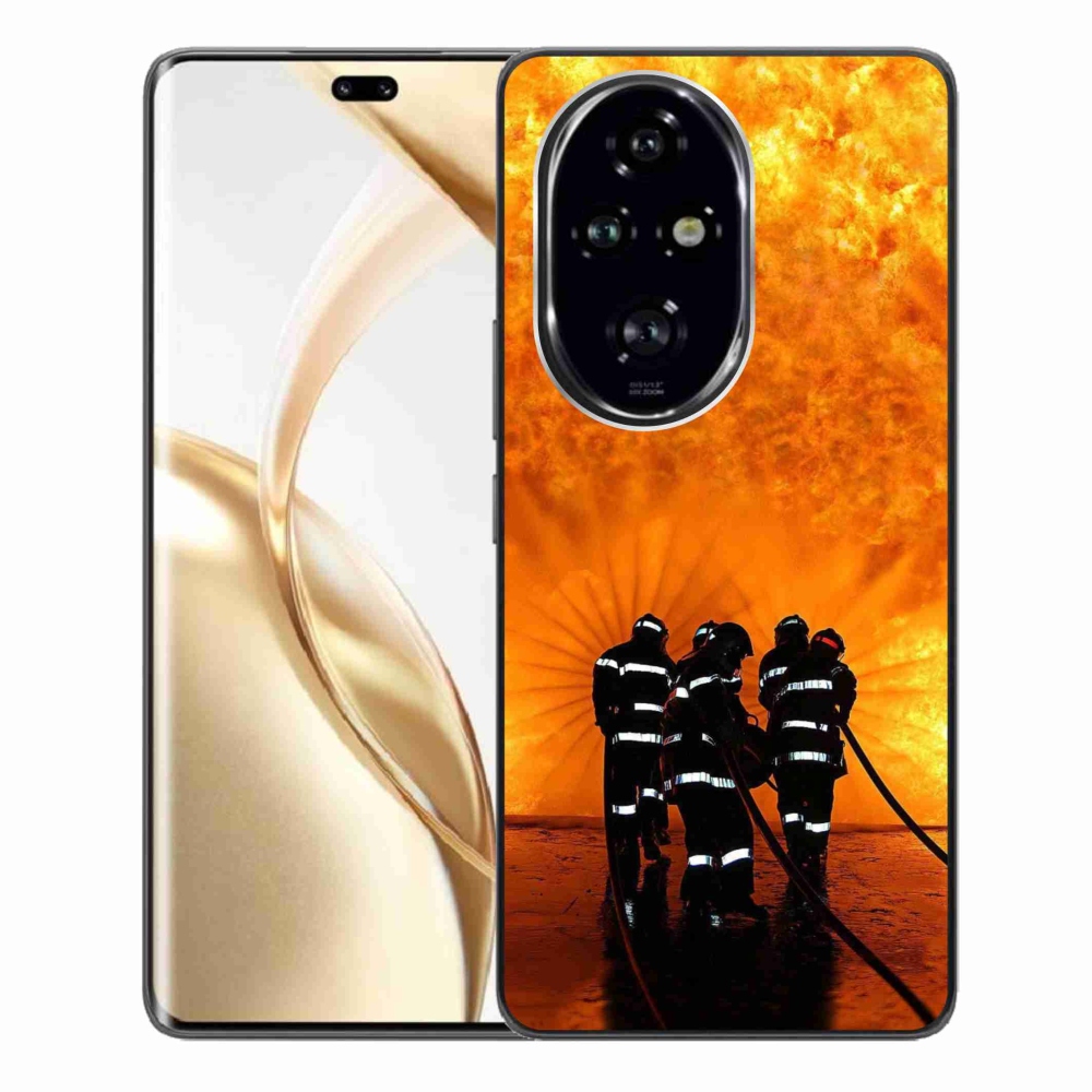 Gelový kryt mmCase na Honor 200 Pro 5G - požár