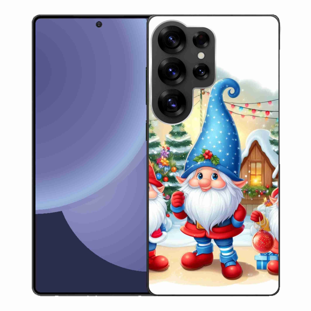 Gelový kryt mmCase na Samsung Galaxy S25 Ultra - vánoční skřítci