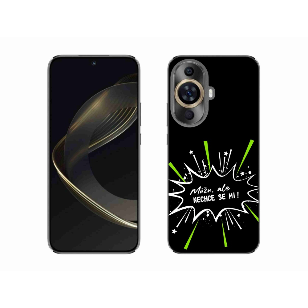 Gelový kryt mmCase na Huawei Nova 11 - vtipný text 11 černé pozadí