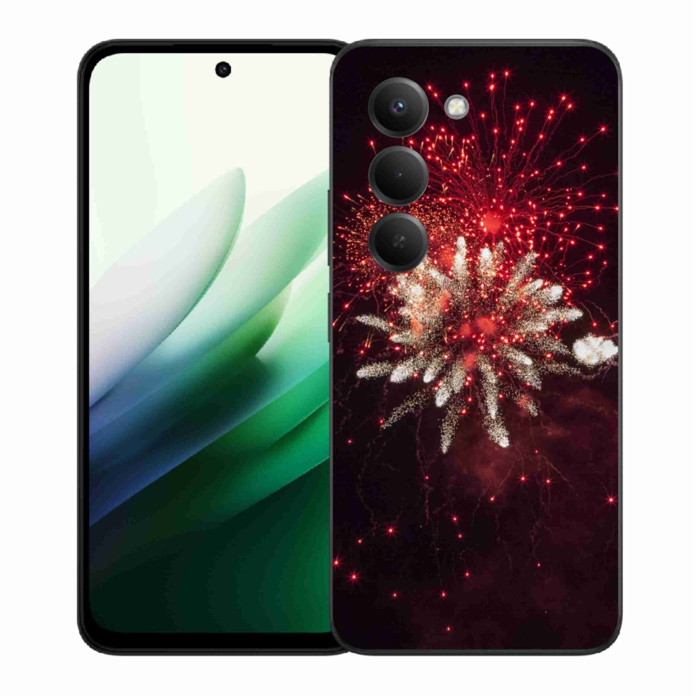 Gelový kryt mmCase na Xiaomi Redmi 15 5G (169mm) - ohňostroj