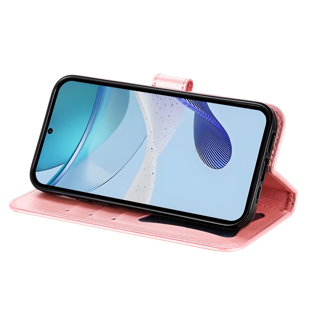 Mandala knížkové pouzdro na Realme C75 - růžové