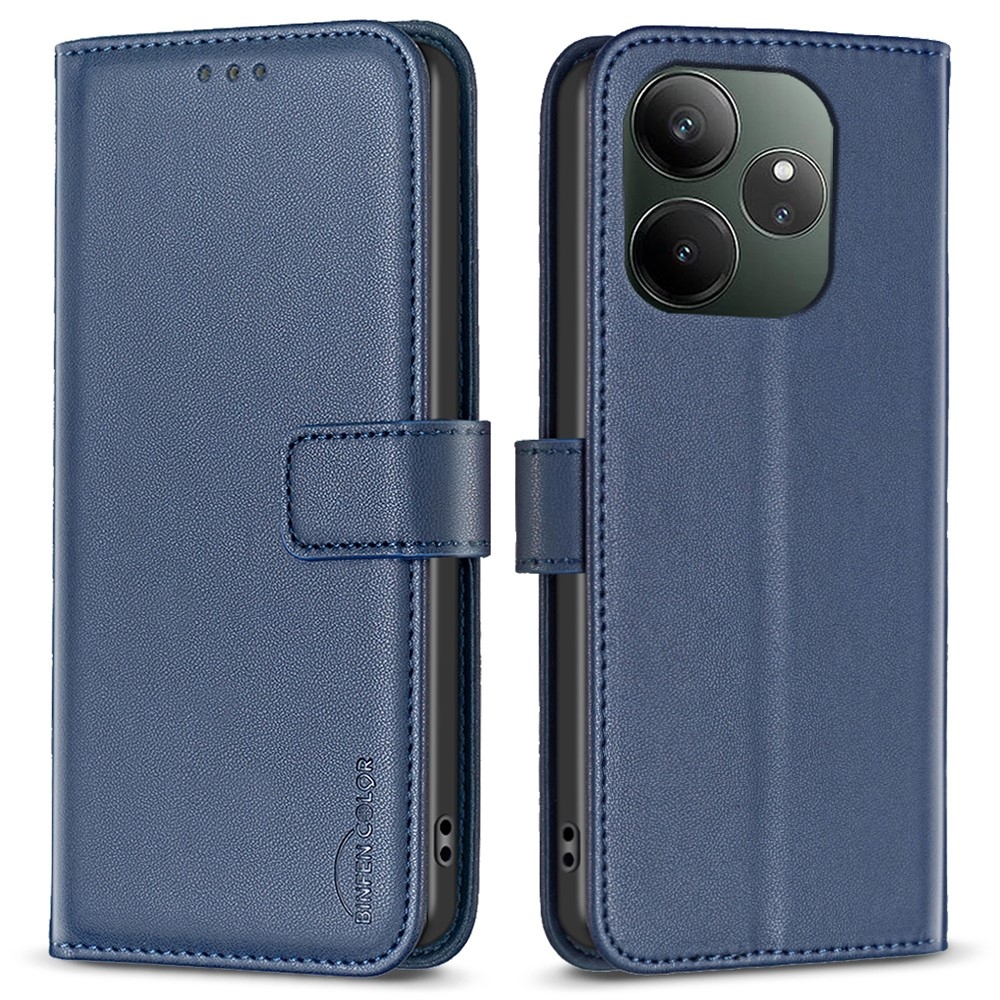 BNF knížkové pouzdro na Realme GT 6 5G/GT 6T 5G - modré
