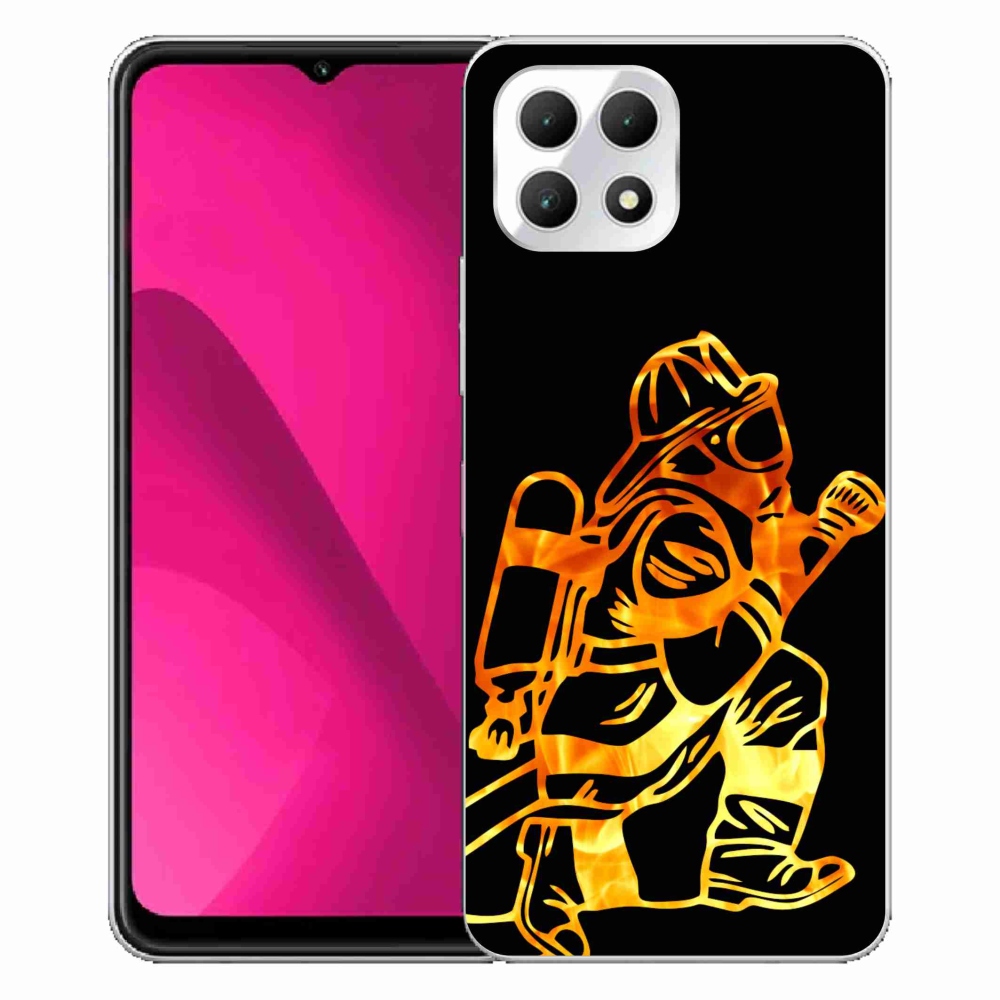 Gelový kryt mmCase na T-Mobile T Phone 2 - hasič 1