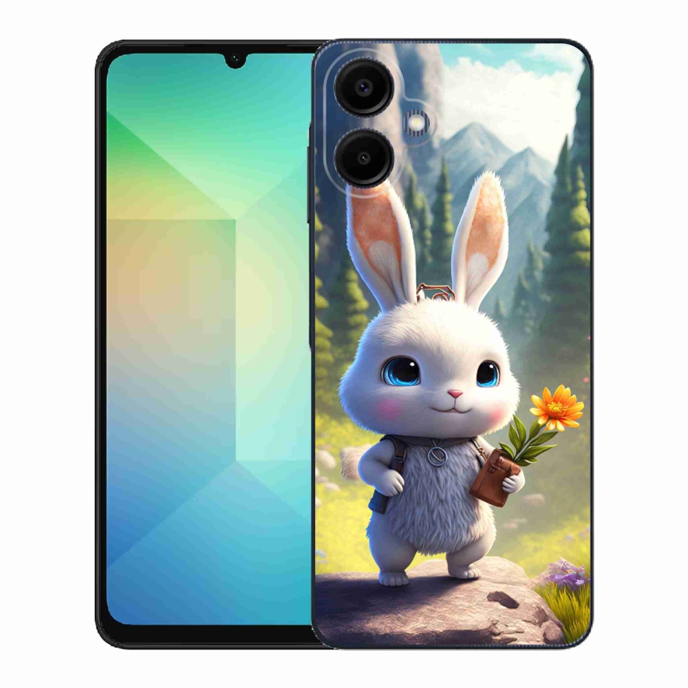 Gelový kryt mmCase na Samsung Galaxy A06 4G - roztomilý králíček