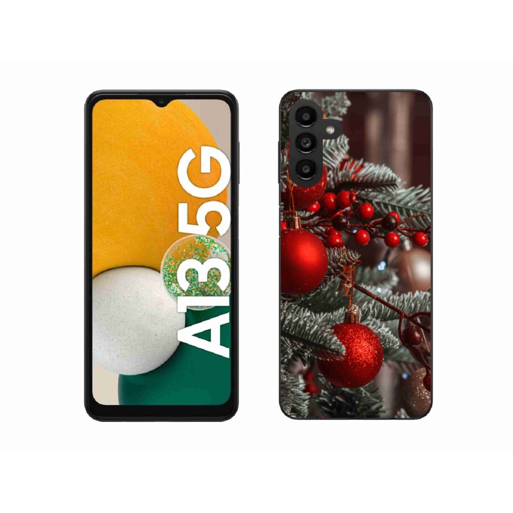 Gelový kryt mmCase na Samsung Galaxy A13 5G - vánoční ozdoby 2