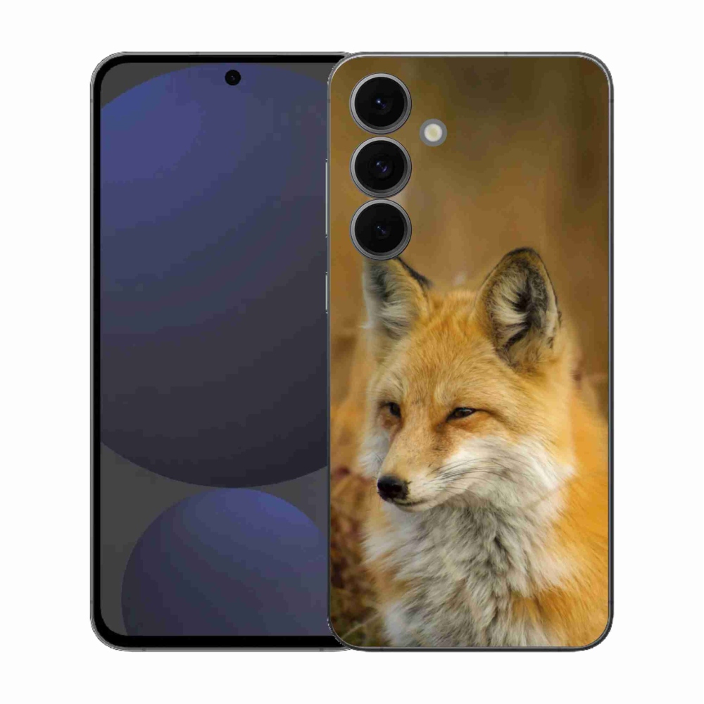 Gelový kryt mmCase na Samsung Galaxy S25 FE - liška