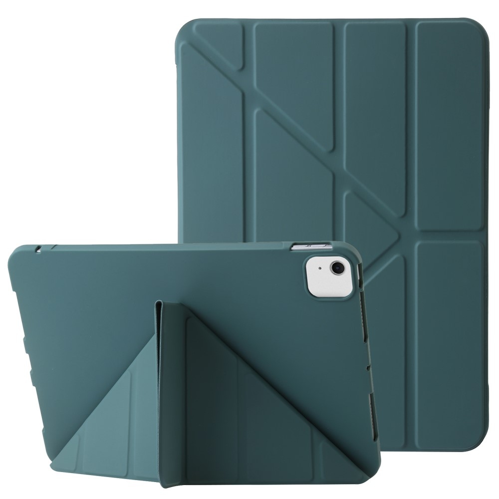 Origamis chytré polohovací pouzdro na tablet iPad Air 13 (2024)/(2025) - tmavězelené