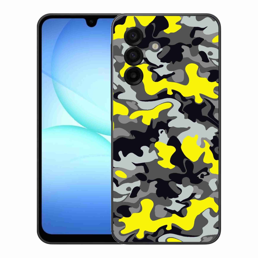 Gelový kryt mmCase na Samsung Galaxy A17 4G/5G - maskáčový vzor 6