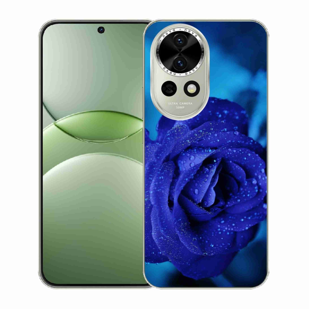 Gelový kryt mmCase na Huawei Nova 13 5G - modrá růže
