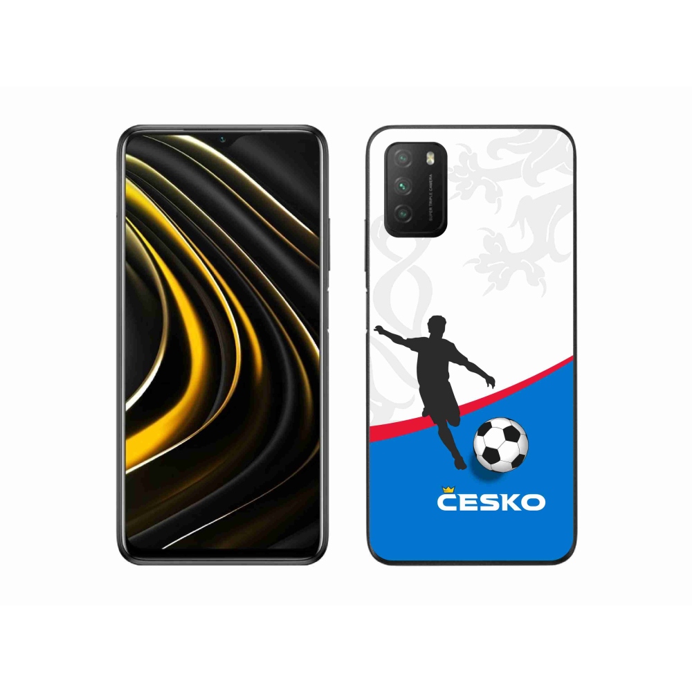 Gelový kryt mmCase na Xiaomi Poco M3 - fotbal Česko 1