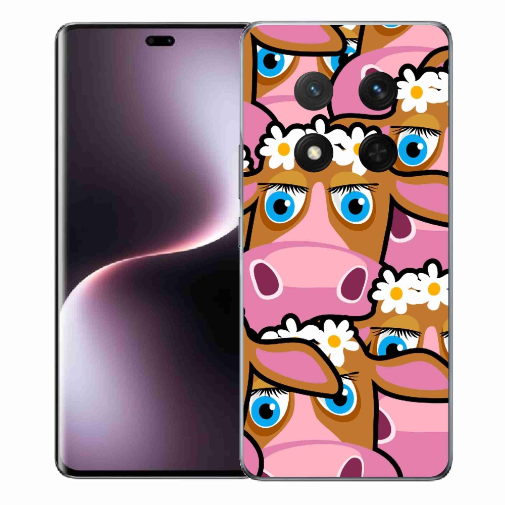 Gelový kryt mmCase na Honor Magic 7 Lite 5G - kreslené kravičky