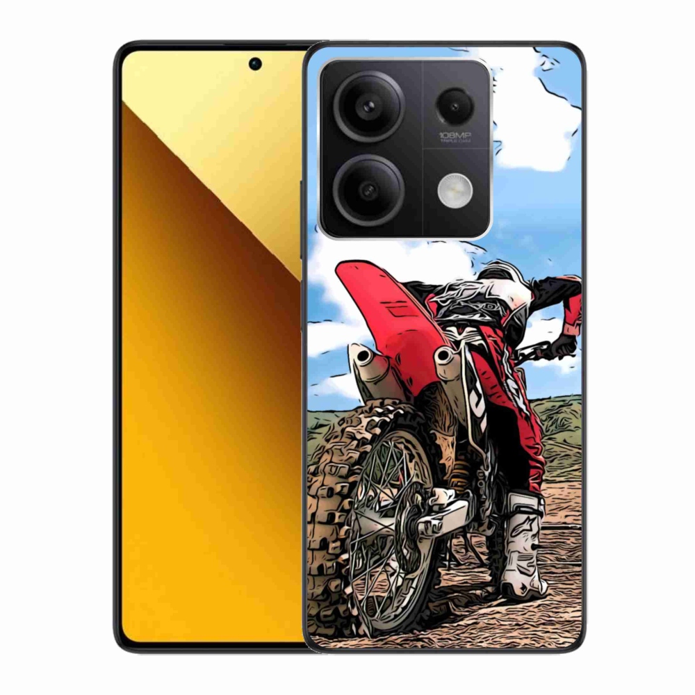 Gelový kryt mmCase na Xiaomi Redmi Note 13 5G - moto