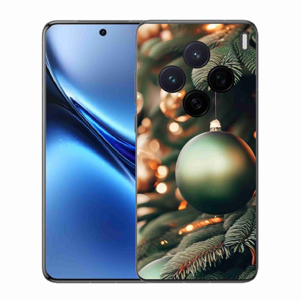 Gelový kryt mmCase na Vivo X200 5G - vánoční ozdoby 1