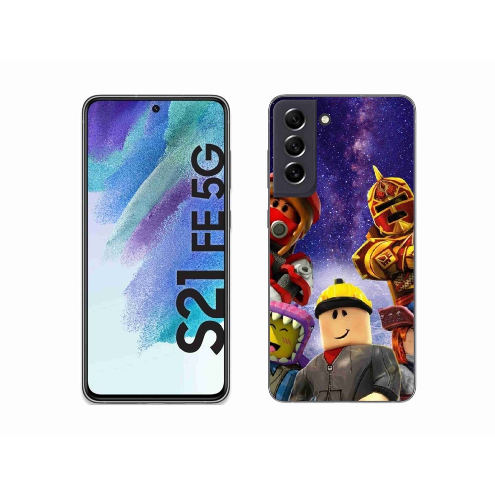 Gelový kryt mmCase na Samsung Galaxy S21 FE 5G - roblox 3