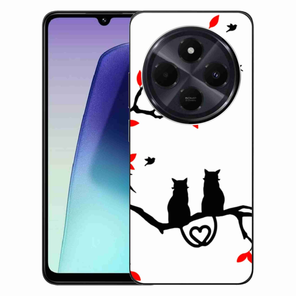Gelový kryt mmCase na Xiaomi Redmi 14C/Poco C75 - kočičí láska