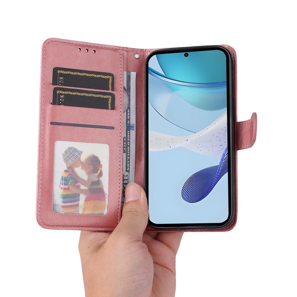 Clots knížkové pouzdro na Realme 14x 5G/Realme C75 - růžové