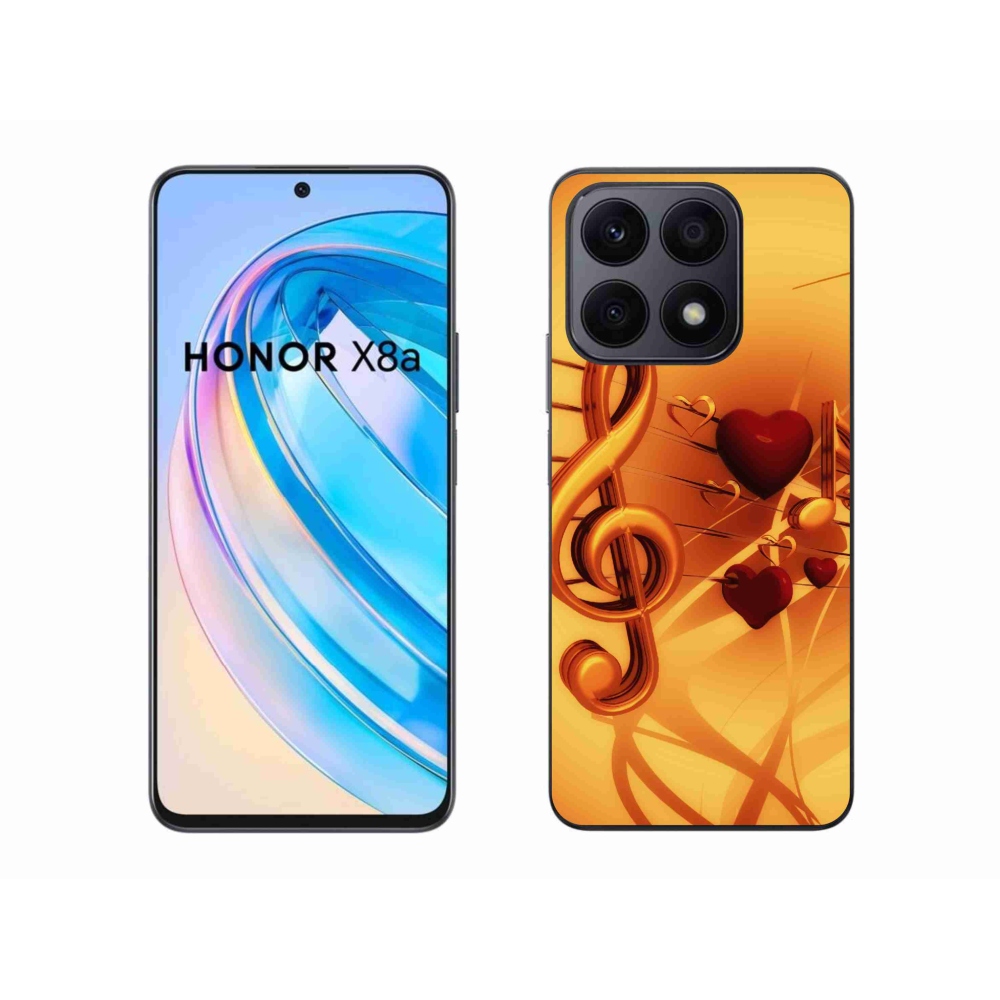 Gelový kryt mmCase na Honor X8a - noty