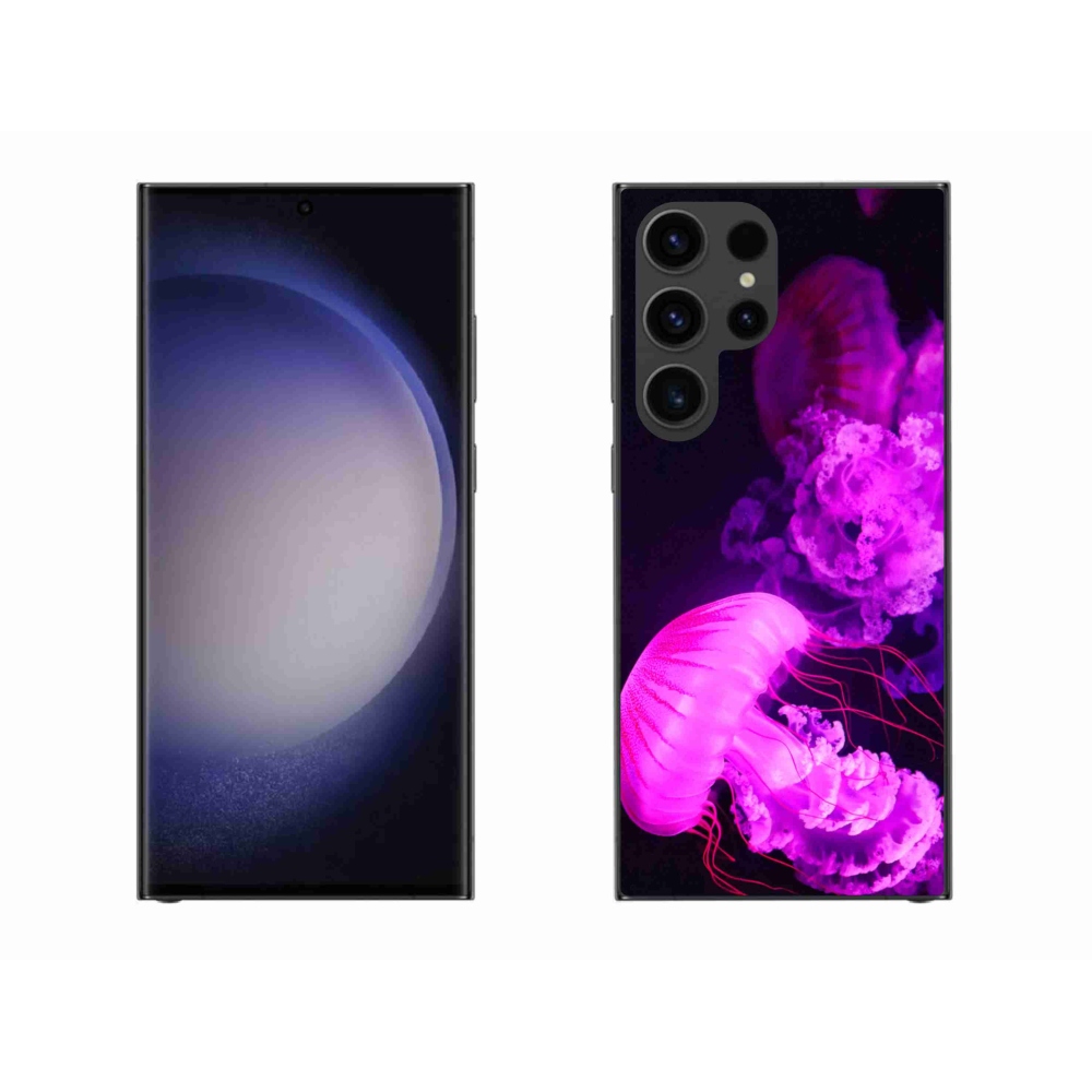Gelový kryt mmCase na Samsung Galaxy S23 Ultra 5G - medúza 1