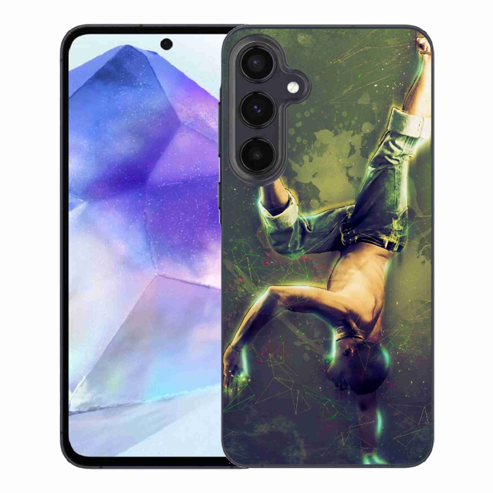 Gelový kryt mmCase na Samsung Galaxy A55 5G - breakdance