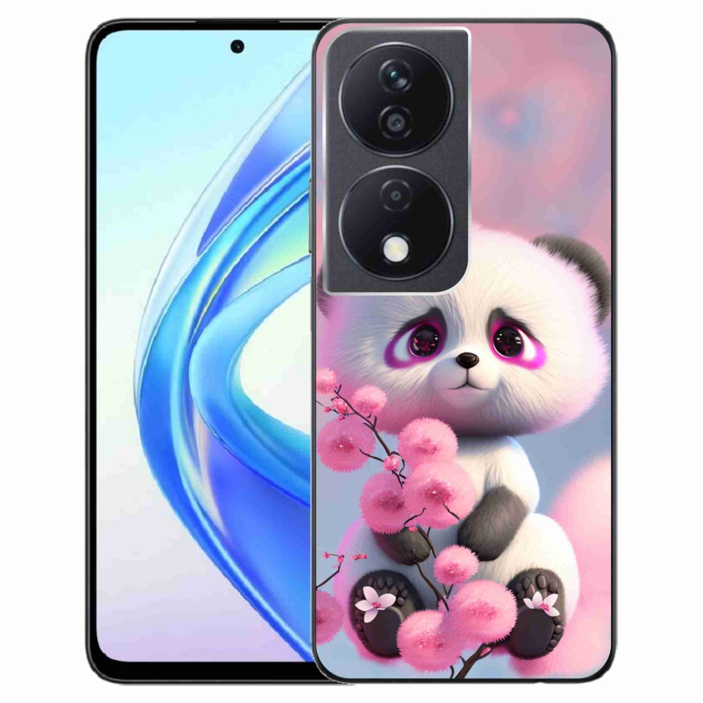 Gelový kryt mmCase na Honor X7b/Honor 90 Smart - roztomilá panda 1