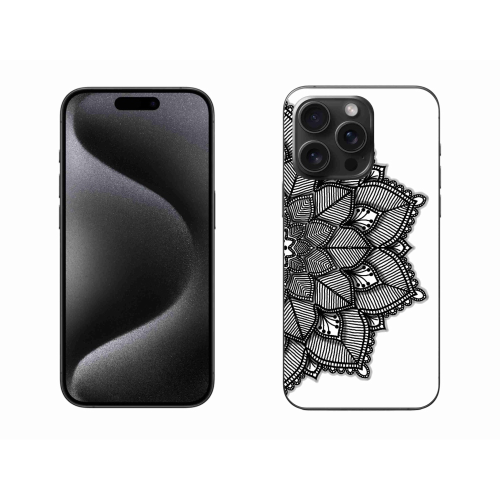Gelový kryt mmCase na iPhone 15 Pro Max - mandala