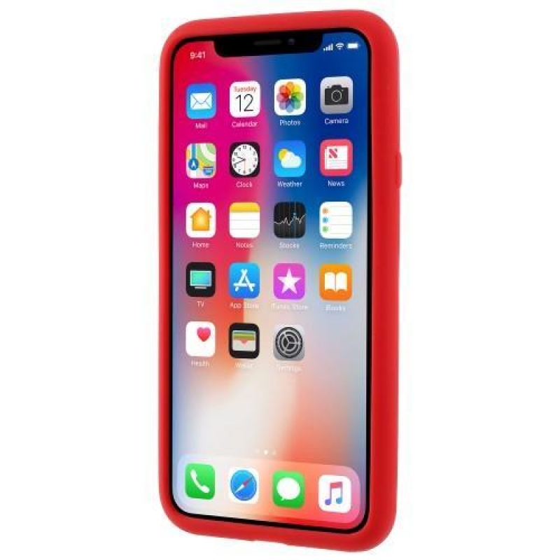 Games silikonový obal na iPhone X - červený