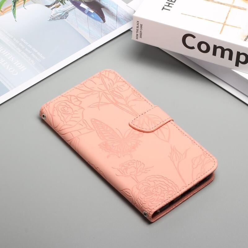 Gami PU kožené peněženkové pouzdro na mobil Xiaomi Poco F4 GT - růžové