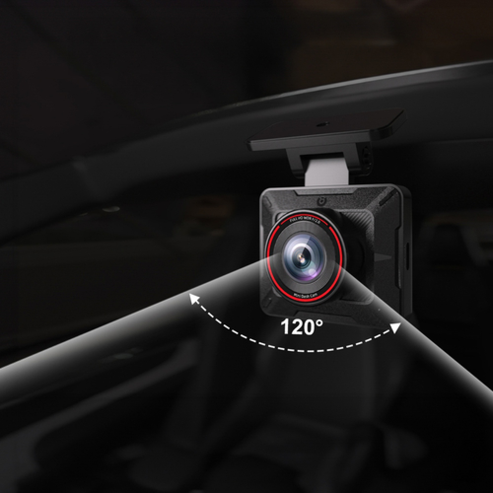 AKEEYO P1 Full HD autokamera 30 fps s WiFi a G senzorem - černá