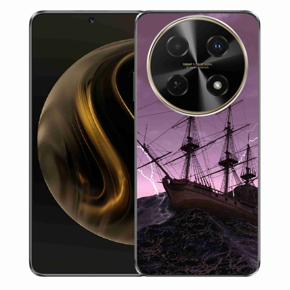 Gelový kryt mmCase na Huawei Nova 12i - loď v bouři