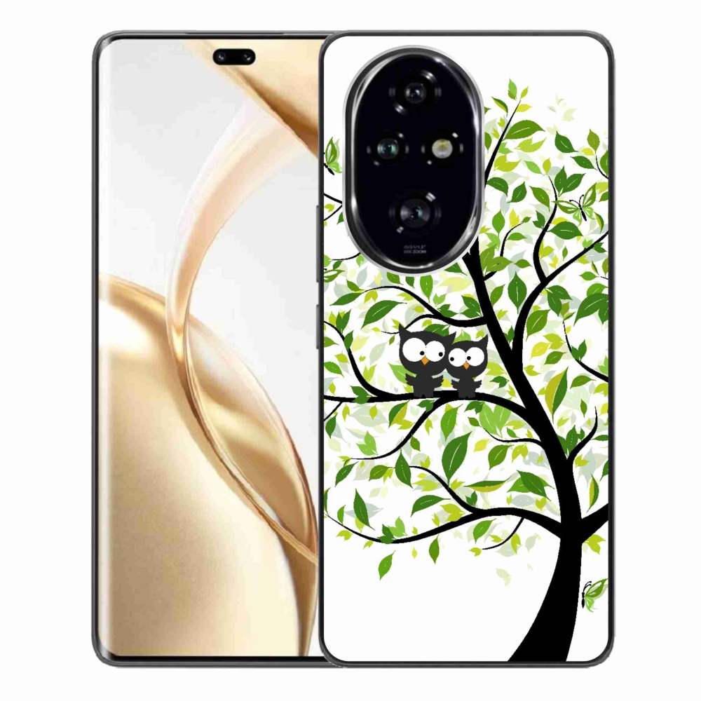 Gelový kryt mmCase na Honor 200 Pro 5G - sovičky na stromě