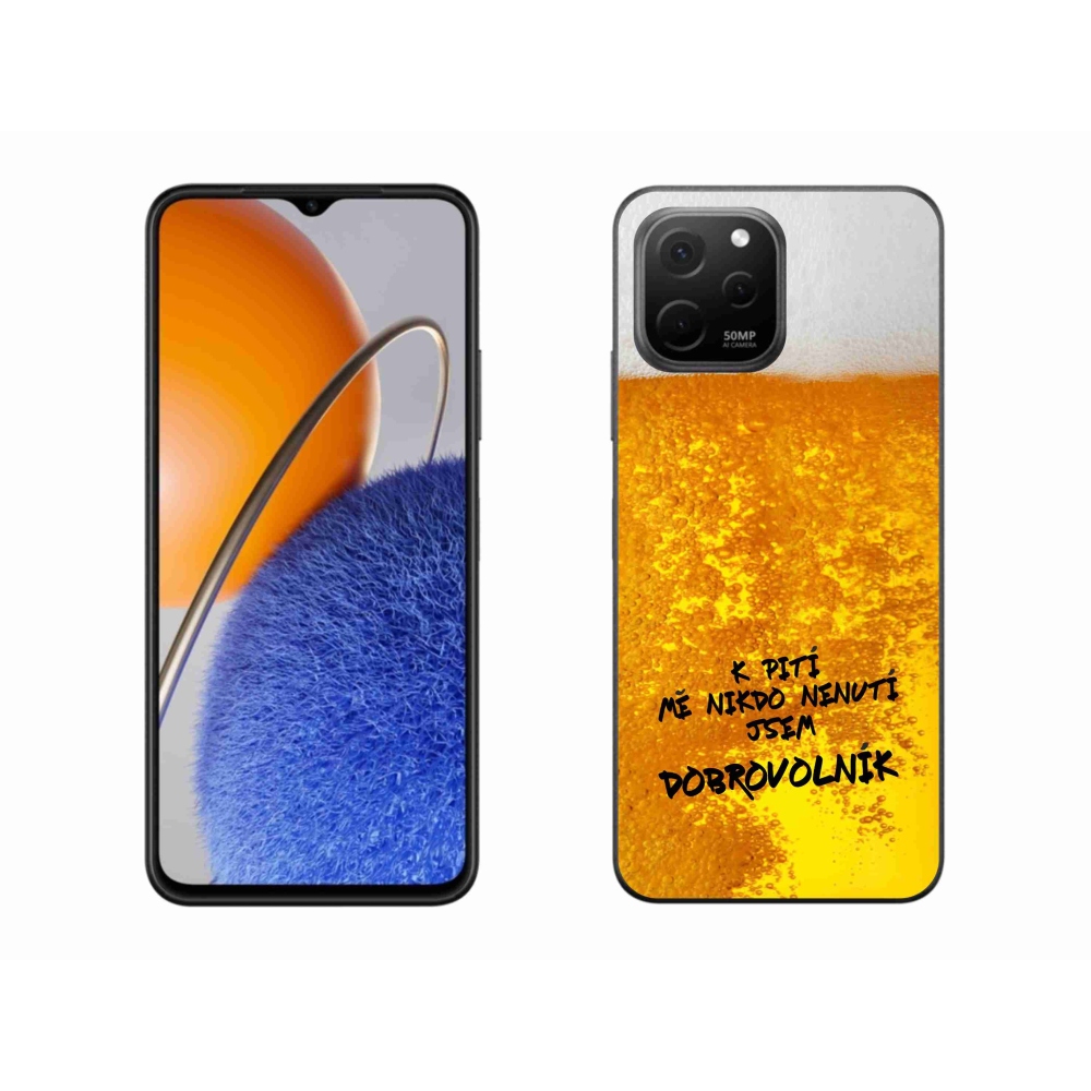 Gelový kryt mmCase na Huawei Nova Y61 - pivní motiv 4