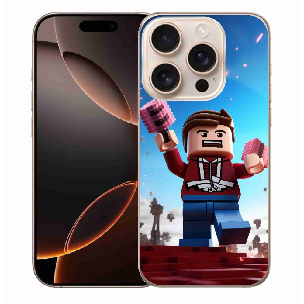 Gelový kryt mmCase na iPhone 16 Pro Max - roblox 2