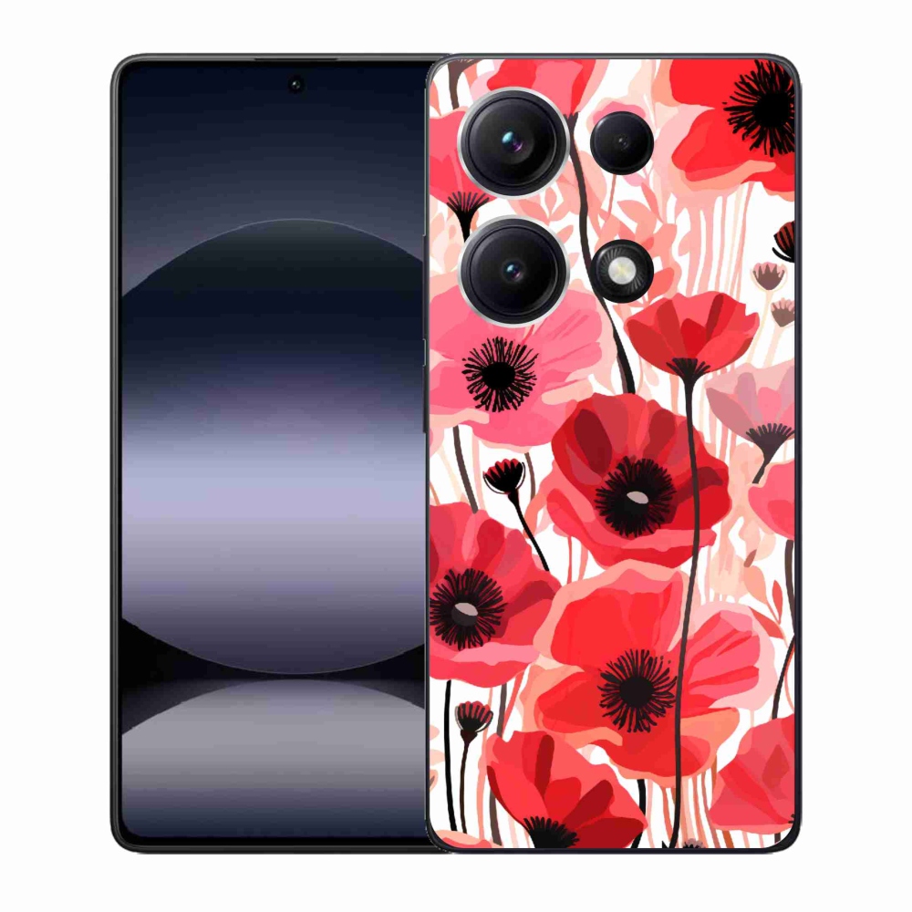 Gelový kryt mmCase na Xiaomi Redmi Note 14S - vlčí mák 1