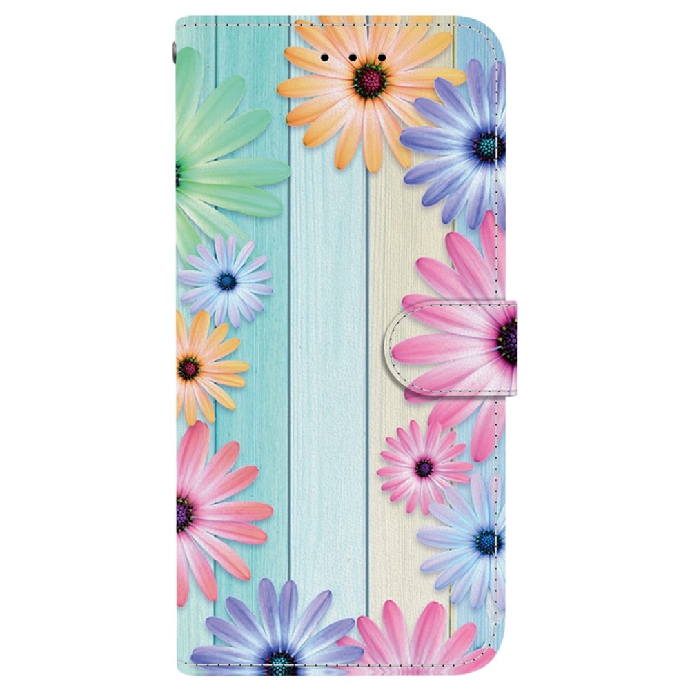 Versatile knížkové pouzdro na Samsung Galaxy A36 5G/A56 5G - barevné gerbery
