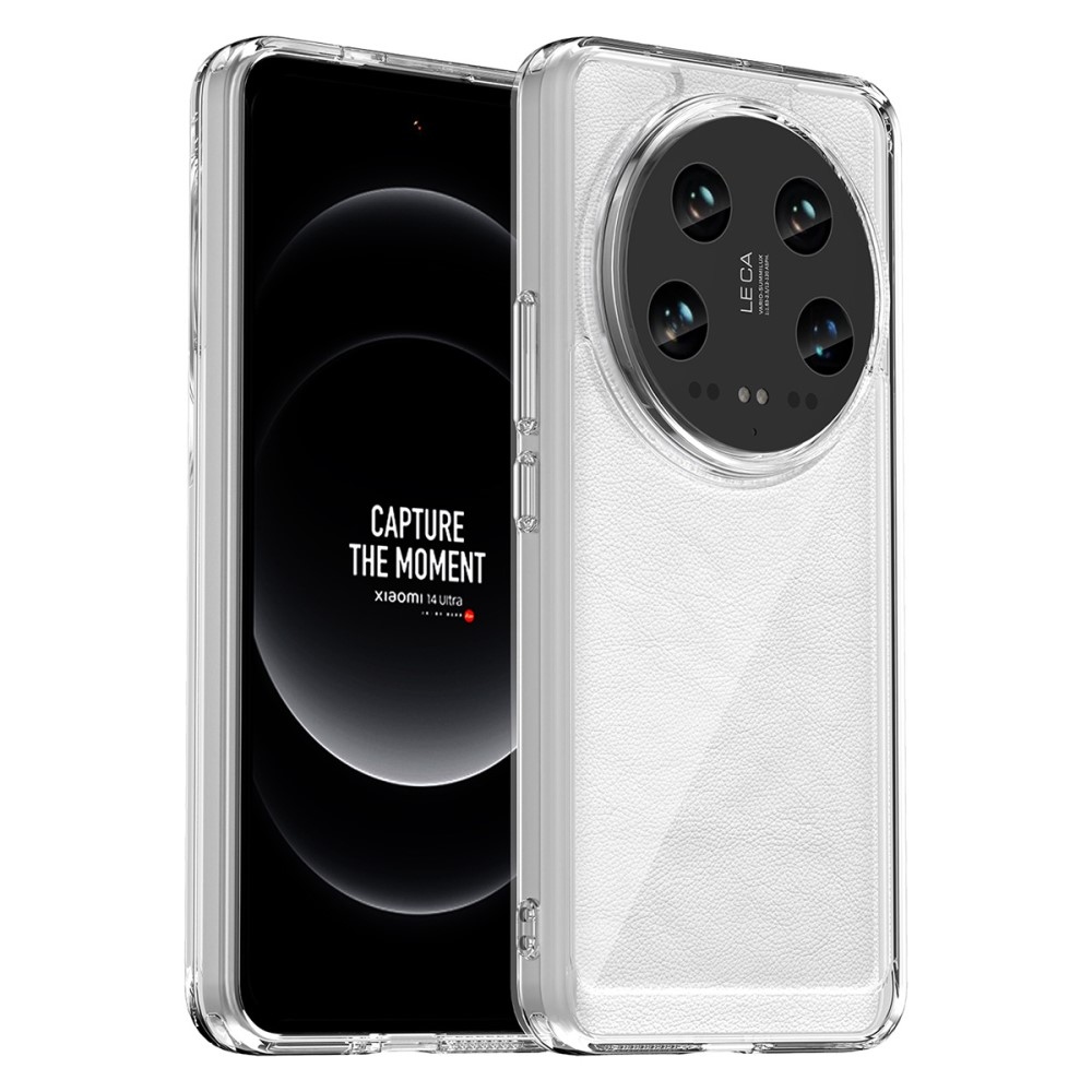 Gelový obal s pevnými zády na Xiaomi 14 Ultra - průhledný