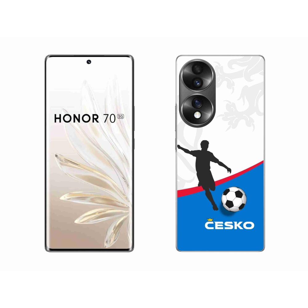 Gelový kryt mmCase na Honor 70 - fotbal Česko 1