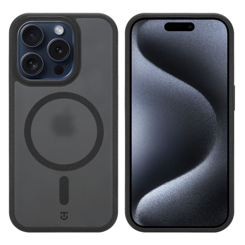 Tactical MagForce Hypersand Kryt pro Apple iPhone 15 Pro Asphalt