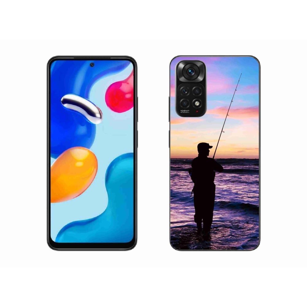 Gelový kryt mmCase na Xiaomi Redmi Note 11S 4G - rybaření 1