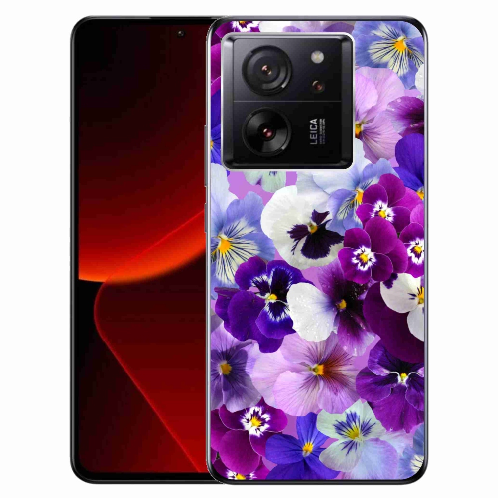 Gelový kryt mmCase na Xiaomi 13T/13T Pro - květiny 9