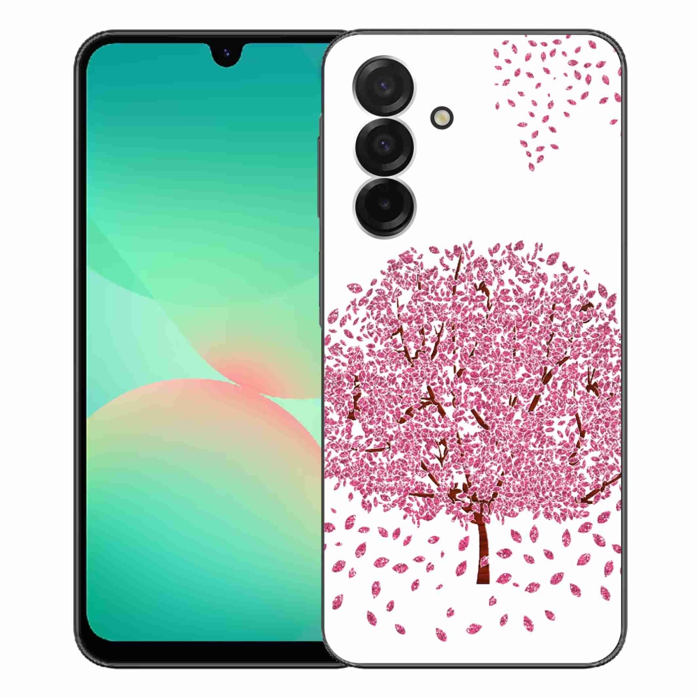 Gelový kryt mmCase na Samsung Galaxy A26 5G - kreslený strom s listy