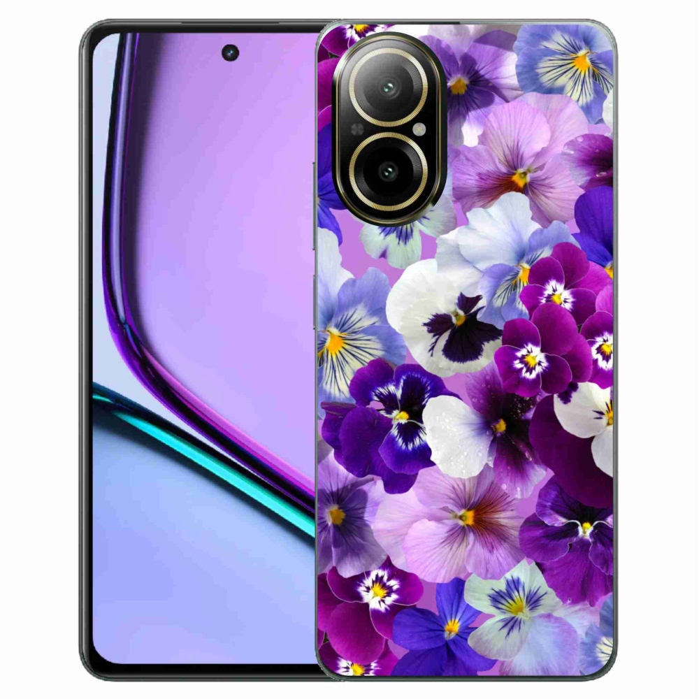 Gelový kryt mmCase na Realme C67 - květiny 9