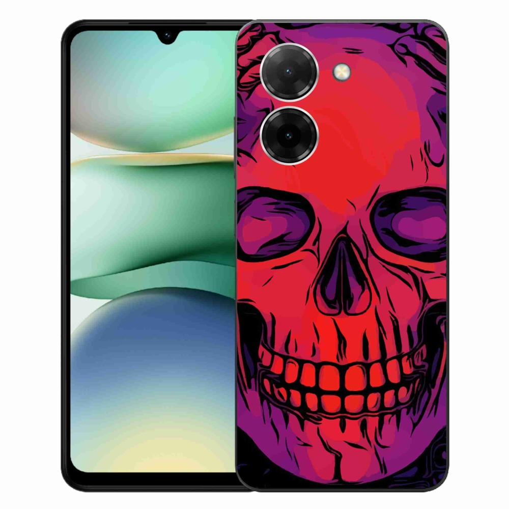 Gelový kryt mmCase na Xiaomi Redmi A5 (173.45x79.35x8.45mm) - lebka