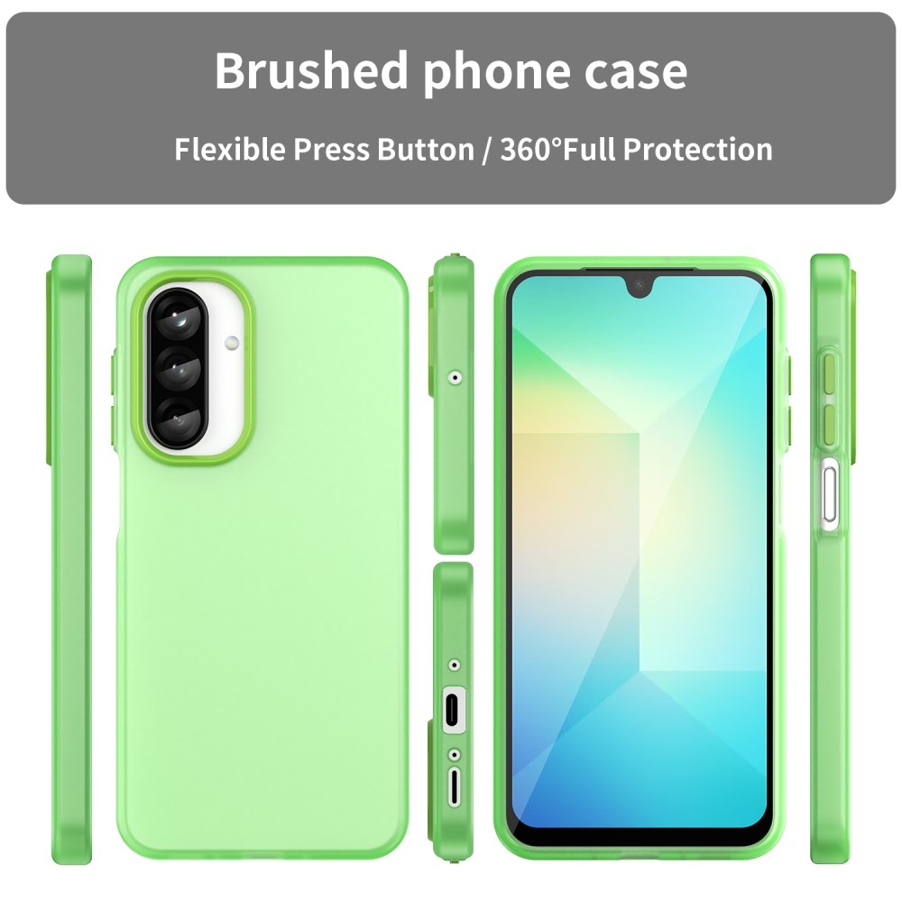 Candys matný gelový obal na Samsung Galaxy A26 5G - zelený