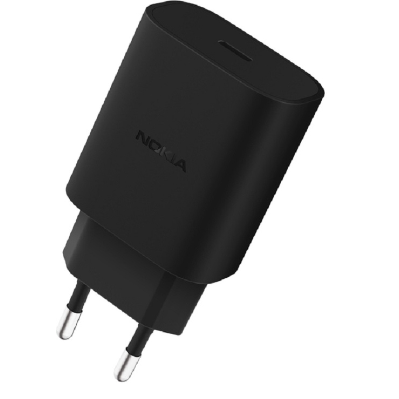 Nokia USB-C 20W Cestovní Nabíječka Black