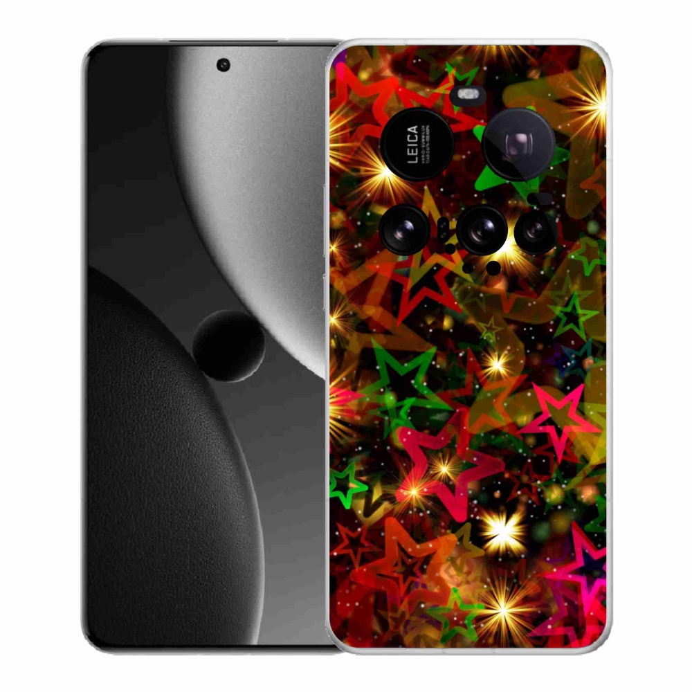 Gelový kryt mmCase na Xiaomi 15 Ultra - barevné hvězdičky