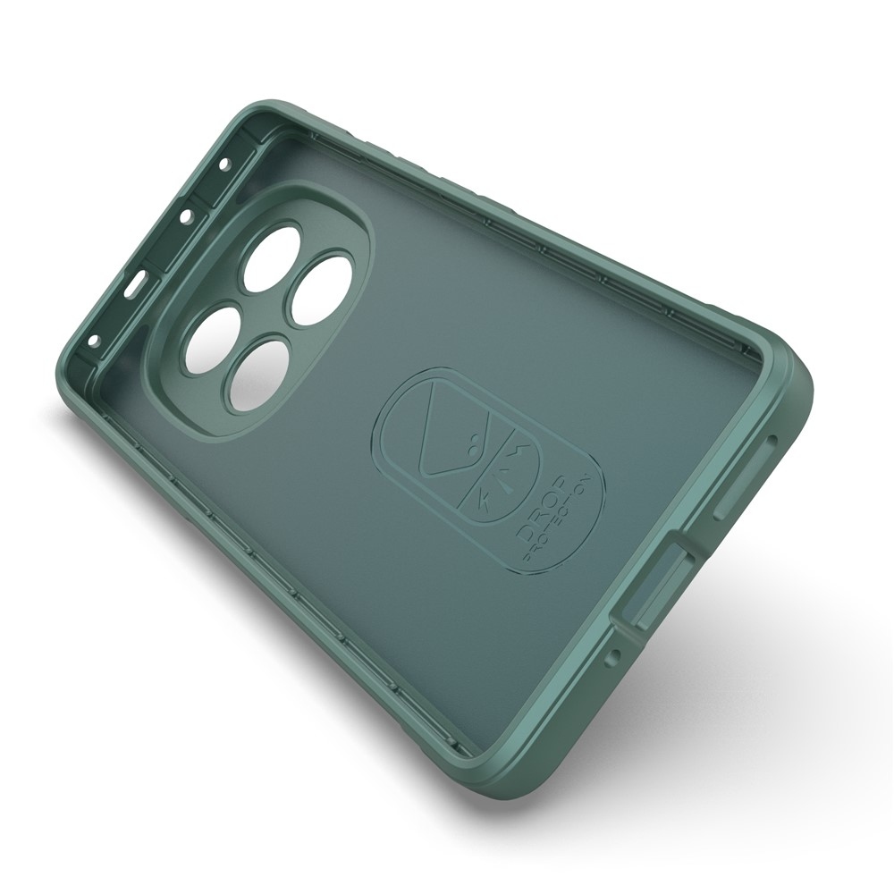 Rugg odolný gelový obal na Xiaomi Redmi Note 14 Pro 5G/Poco X7 5G - zelený